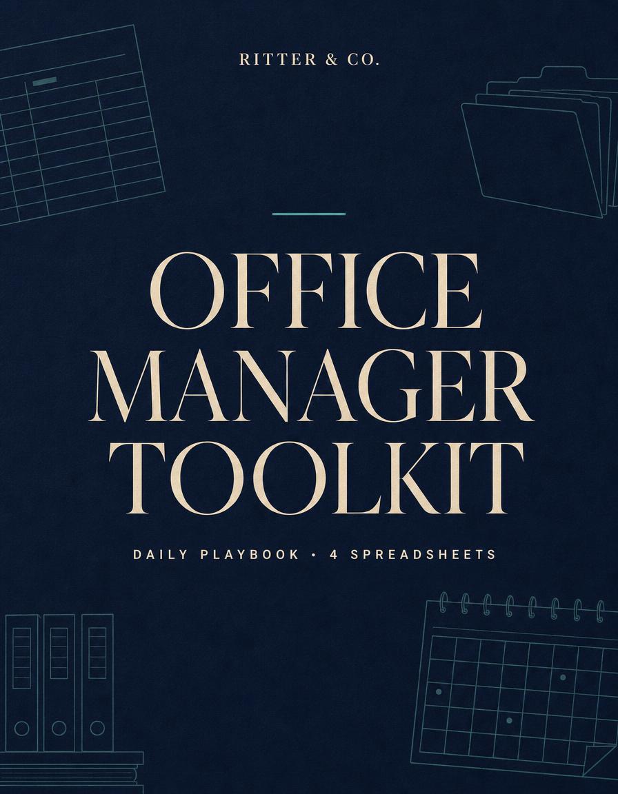 Sample page from Office Manager Toolkit